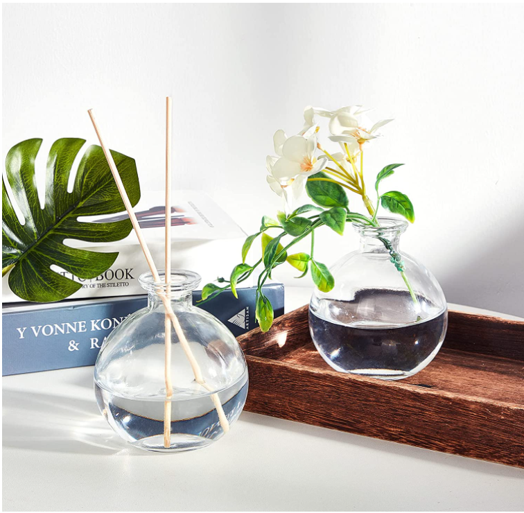 Regulate Odor with Spherical Empty Mini Perfume Bottles Glass in 10ml 30ml 50ml Sizes