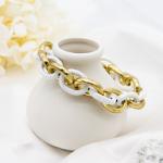Silver Cuff Diamond Tennis Bracelet Men Rope Bracelet Inner Diameter 6cm