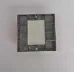104*123*23mm Red Solar Aluminium Road Stud for Long-Lasting Road Illumination