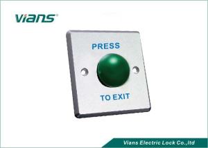 China Mushroom Metal Door Exit Push Button Switch Stainless Steel IP50 on sale
