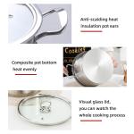 Mirror Polished Stock Pot Induction Soup Pot For Cooking