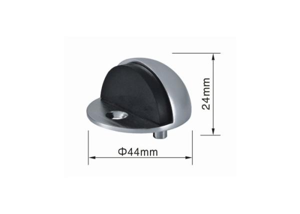 Stainless Steel Magnetic Door Stop Holder High Solid Construction Wear