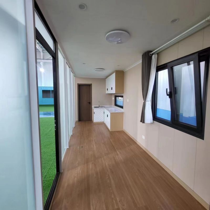 Duplex 4 Bedroom Prefab Home with Aluminum Window Panel and Online Technical Support