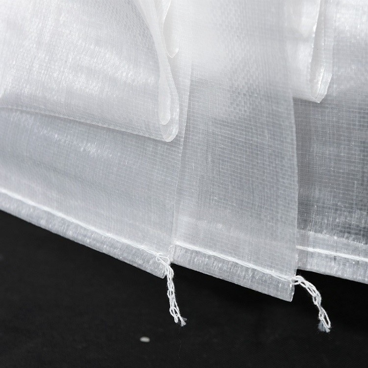 Transparent Polypropylene Mesh Netting Bags Woven Logo Printing PP For Rice Water Proof