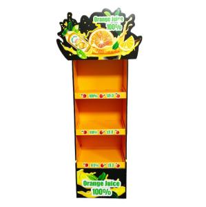 Quality Beverage / Drinks Display Stand , Corrugated Cardboard Display Rack For Retail Store wholesale