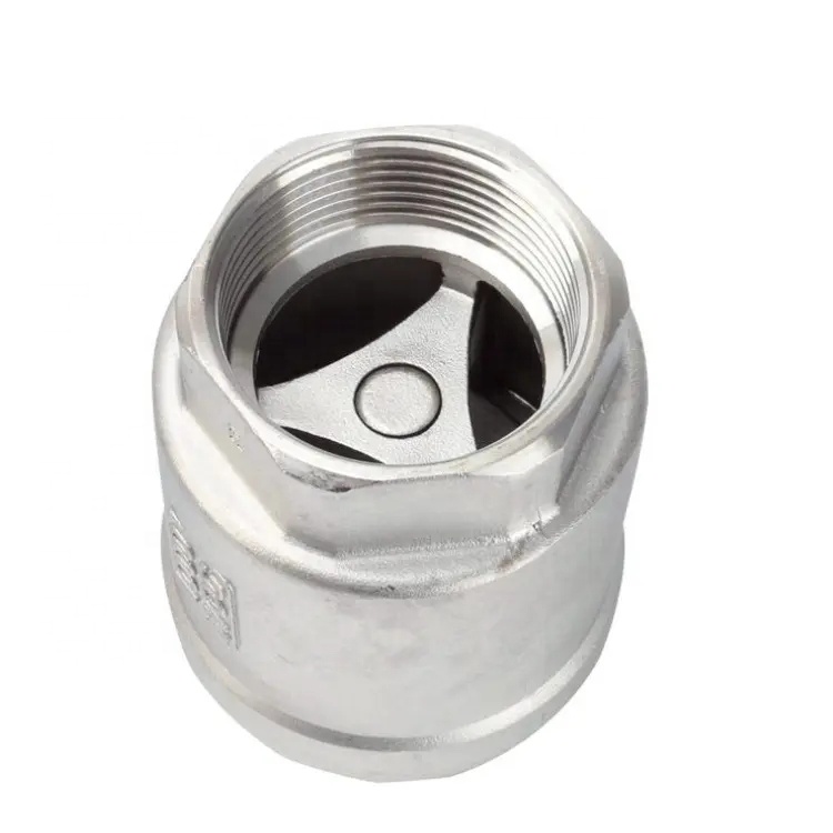 H12W-16P Vertical Spring Check Valve for Customized Multi-Size Stainless Steel Wire Port