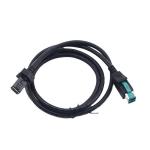 12V Powered USB LVDS Cable Assembly Male USB Aux Flush Mount 360 Degree