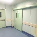 Airtight Sliding Hospital Doors Galvanized Steel Hermetically Sealed Door