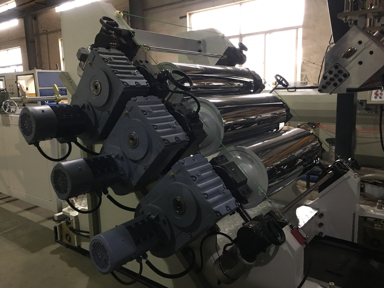Single Layer PET Sheet Extrusion Line , Transparent Plastic Sheet Extrusion Machine