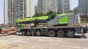 Quality Zoomlion Green All Pavement Mobile Crane Truck Mounted For Construction Needs wholesale