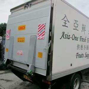 Quality 2500kg Heavy Lorry Tail Gate 2.4m Hydraulic Tail Lift Vertically wholesale