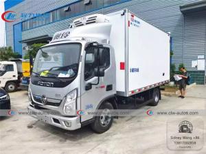 Quality FOTON Ollin 4x2 5 - 8 Ton Refrigerated Box Truck wholesale