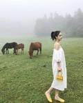 Cotton Linen Fabric Womens Vacation Dresses , Off Shoulder Tube Dress