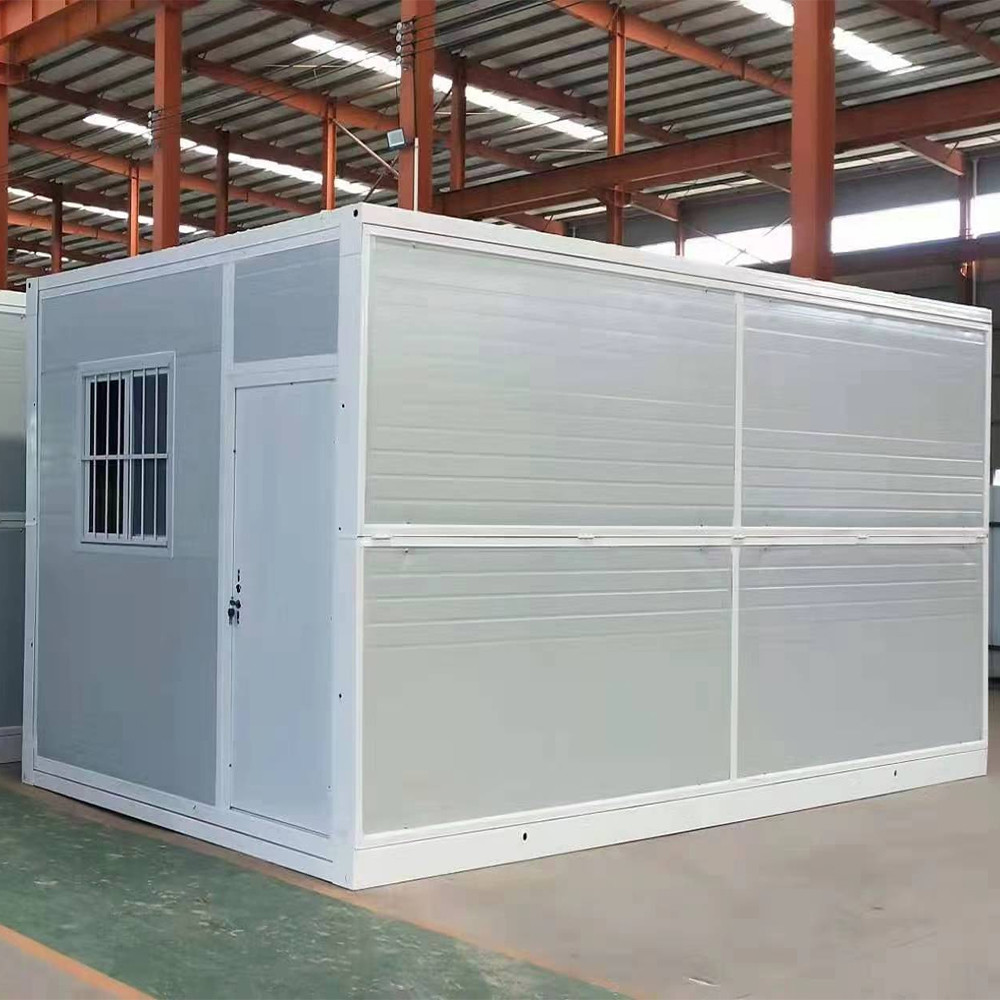 Foldable Steel Container Houses Waterproof Modular Architecture Steel Structure