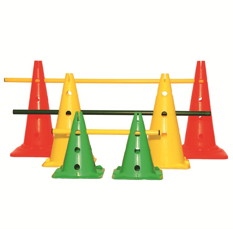 Colorful PP Soccer Training Marking Cones For Speed And Agility In Soccer Football