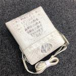 Authentic Crocodile Skin Men's Small Shoulder Bag White Flap Purse Genuine
