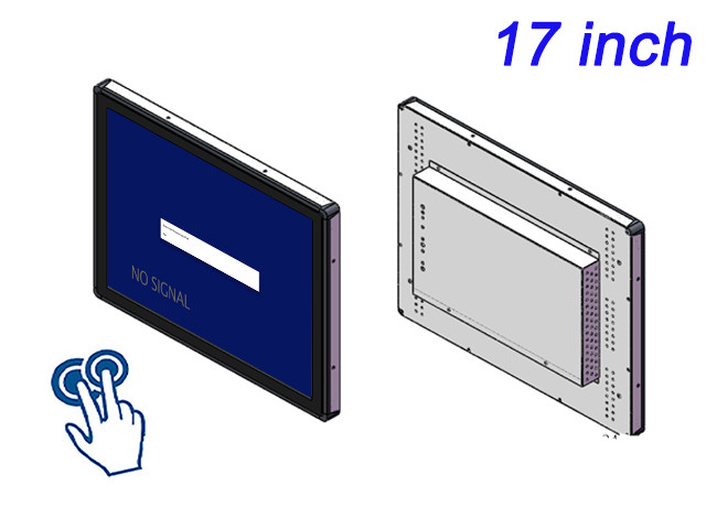 17-Inch Touch Embedded Display for Manufacturing Control Systems, Laboratory Instruments, Public Terminals, and HMI Panels