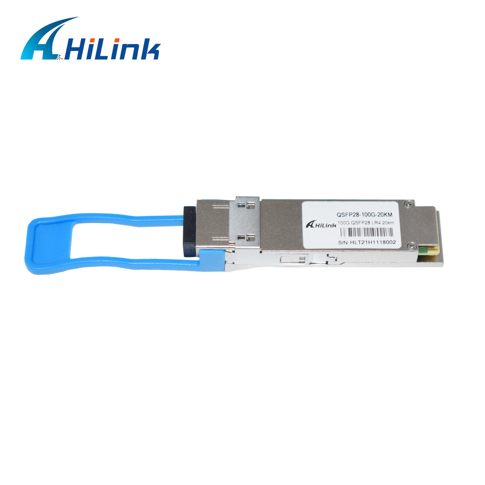 100G LR4 Dual LC Optical Transceiver QSFP28 4 Channels LAN WDM SMF 20KM