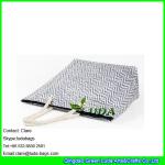 LDZB-111 cheap promotion bag weave pattern large beach tote paper straw bags