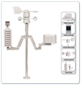 Quality Weather Station With Wireless Rain Gauge And Temperature Hygrometer wholesale