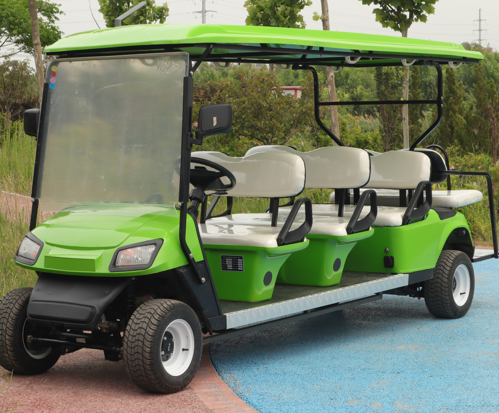 Adult 8 Seater Golf Cart Optional Lithium Battery Customized Support OEM
