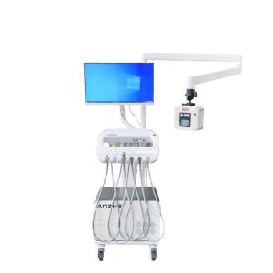 Quality Mobile Dental Trolley With X Ray Machine Movable Dental Cart With Air Compressor wholesale