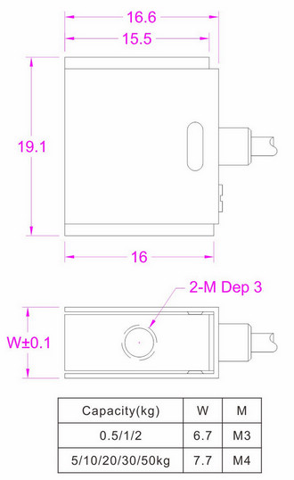Futek S-beam Load Cell LSB201