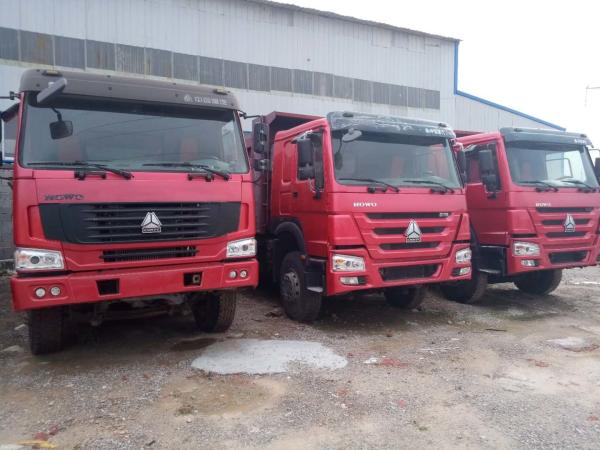 375 Hp 2nd Hand Tipper Trucks , 6*4 LHD Used Tipper Trucks For Transferring