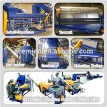 high quality 500kg/h pet bottle crushing washing line