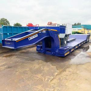 Quality TITAN 40Ft Lowboy Gooseneck Trailer for Sale Near Me wholesale