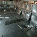 Rectangular 1*1M SUS304 Cubic Weld Water Tank ISO9001