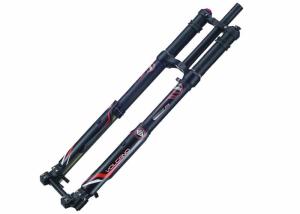 Quality 24er Inverted Downhill Suspension Forks , 203mm Travel Dual Crown Fork wholesale