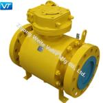 Class 600 Trunnion Mounted Ball Valve WCC Ball Valve Reduced Bore