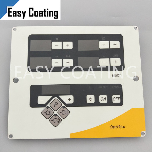 Powder coating equipment controller OPTISTAR CG06 CG07 Front plate with foil keyboard 1000394
