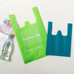 Quality Black Vest Style Shopping Non-Woven Tote Bags wholesale