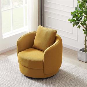 Quality Domestic Textile Living Room Fabric Sofas Luxury Single Seater Sofa wholesale