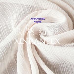 Quality F5306 lady fashion polyester crinkle chiffon solid and printing 57/58&quot; wholesale