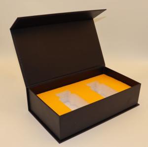 Quality Folding Rigid Magnetic Gift Box and Packaging For Candy, material greyboard and coated paper wholesale