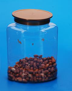 Quality Plastic Material Plastic Sample Jars , Durable Sugar Coffee Tea Canister wholesale