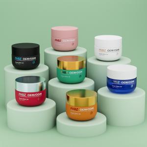 Quality OEM ODM Empty Matte Cosmetic Cream Jar 100g Glass Body Butter Jar With Lid wholesale