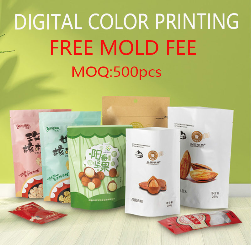 Food Package Bakery Kraft Paper Bag with Window Customized Design and Eco-Friendly