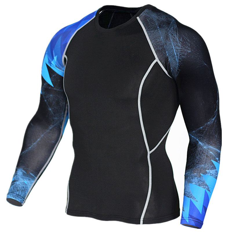 MMA Sports Custom Swim Rash Guards Digital Sublimation Printing Classical Collar
