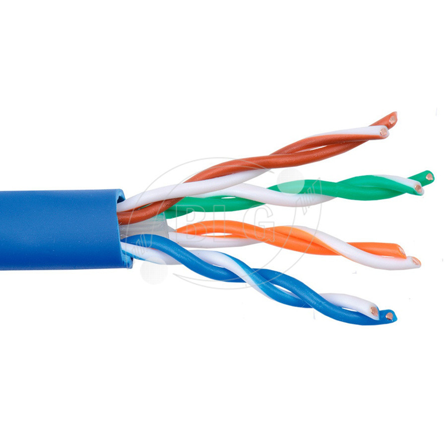 1000FT UTP Cat5e Networking Cable 24AWG CU 4 Pairs Pass Fluke Test