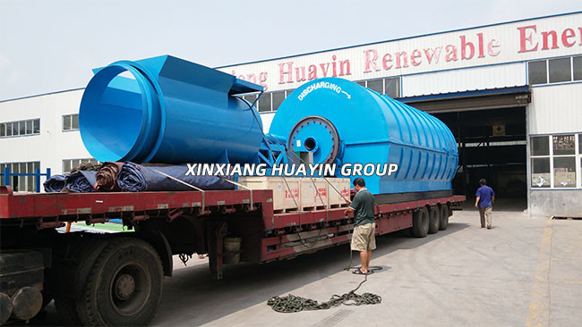 Non Catalytic Plastic Oil Tyre Pyrolysis Plant 1-15 Ton