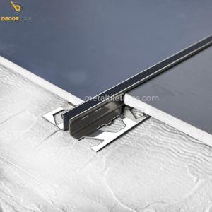 Quality Stainless Steel Finish Tile Accessories Expansion Joint Profile Height 10mm wholesale