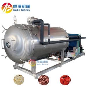 Quality Silicone Oil Heating Commercial Freeze Dried Fruit Machine for Meat Fish Vegetable wholesale