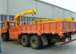 Durable Hydraulic Truck Loader Crane , Boom Truck Crane 3.2 Ton