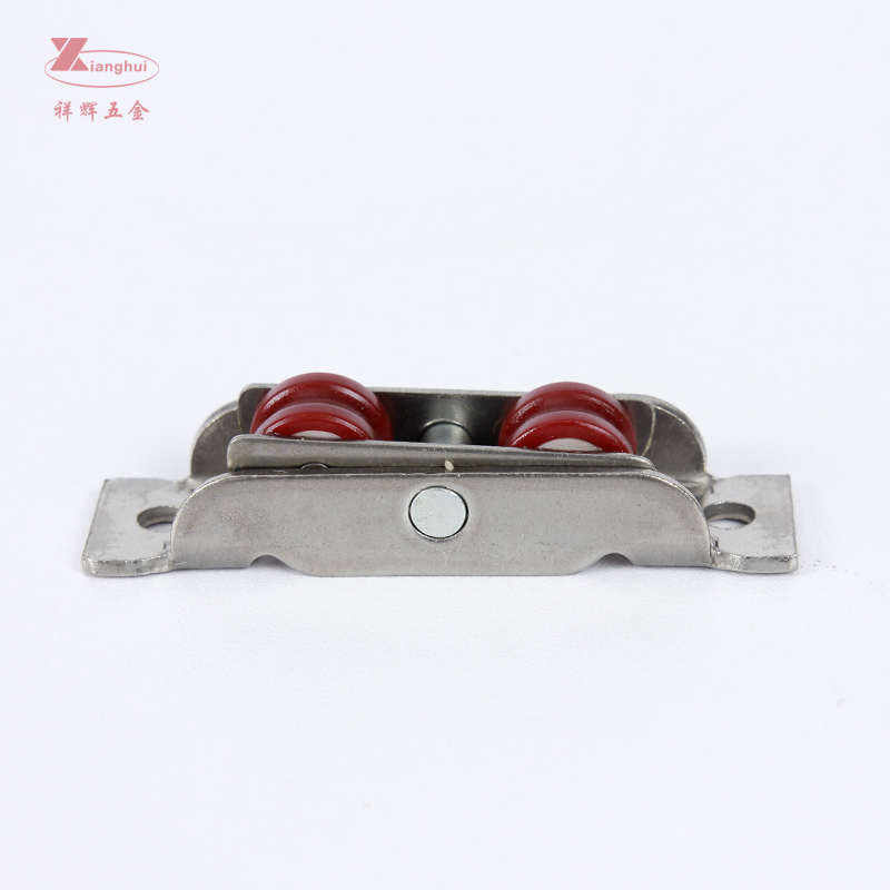16mm UPVC Sliding Door Window Pulley with POM Wheel and Stainless Iron/Steel Frame