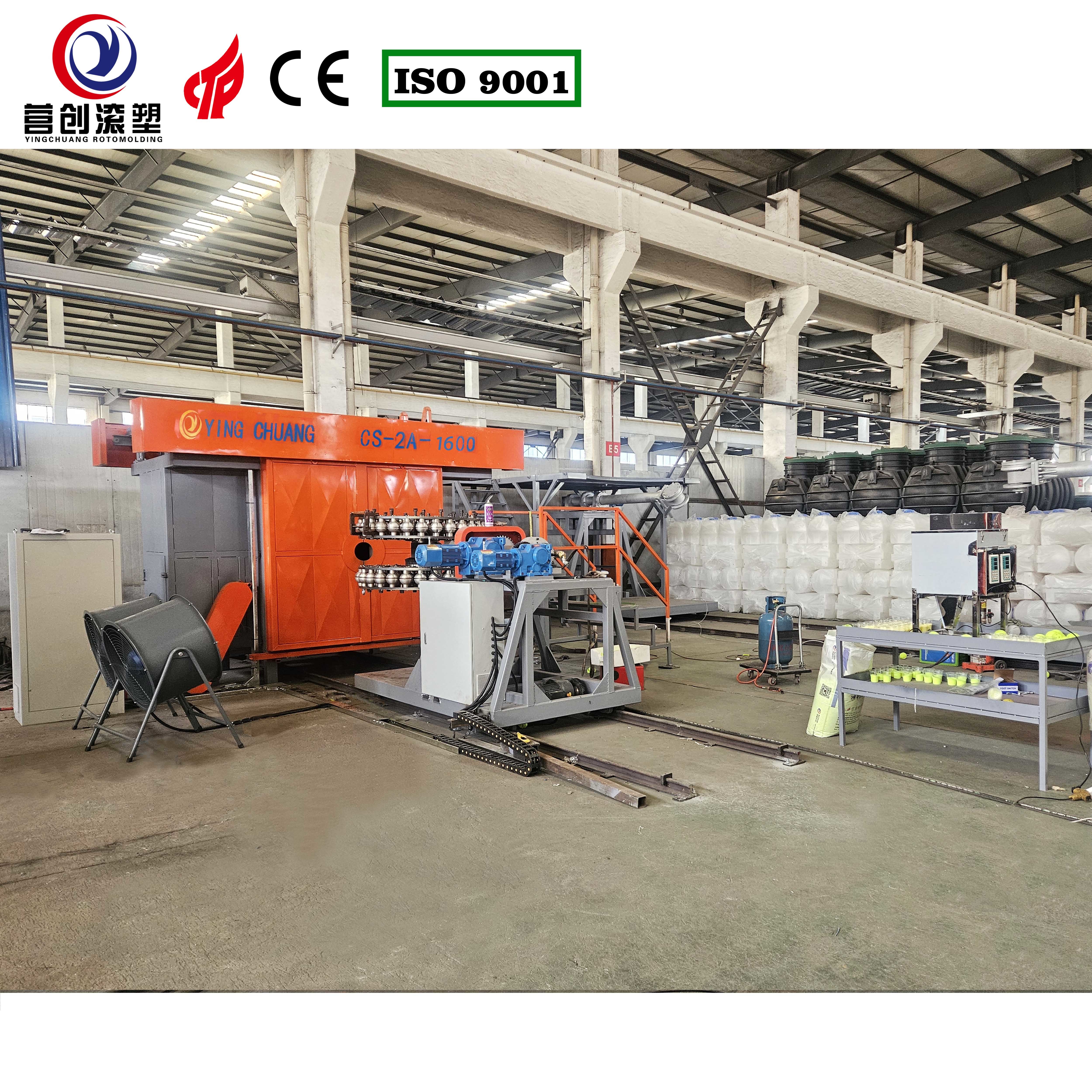 Customizable Rotational Molding Equipment with Adjustable Rotating Speed and PLC Control System