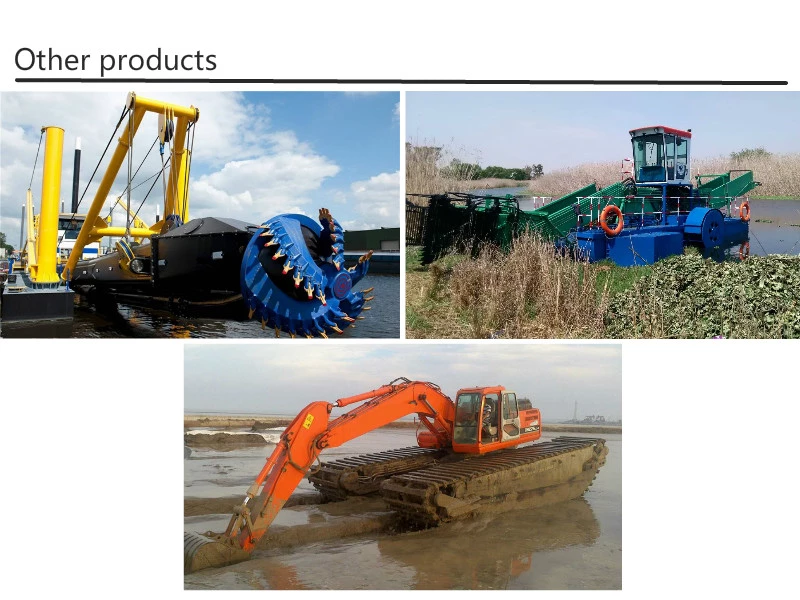Newest professional water hyacinth harvester/trash skimmer boat/water weed